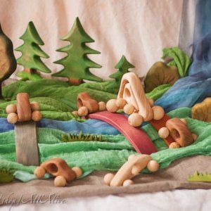 Wood Forest Big toy set - 17pcs